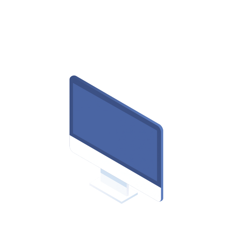 Web design computer screen illustration
